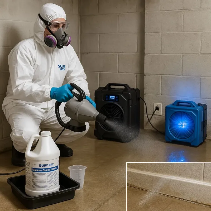Sanitization and Odor Removal process in Pecan Grove, TX