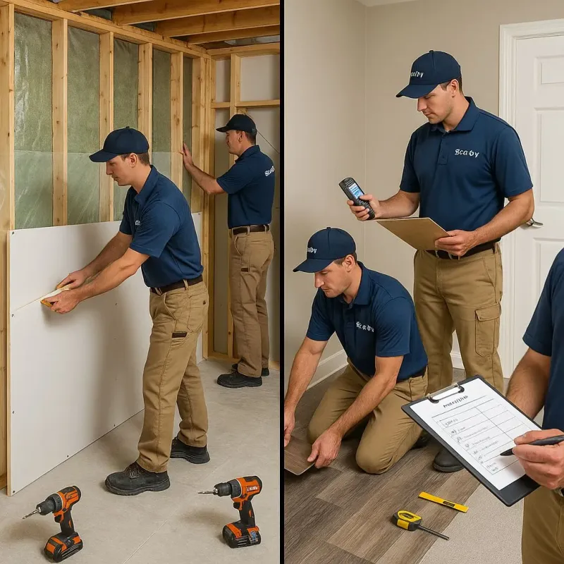Repairs and Reconstruction process in Pecan Grove, TX