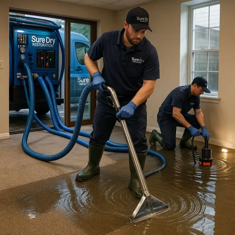 Water Extraction and Removal process in Pecan Grove, TX